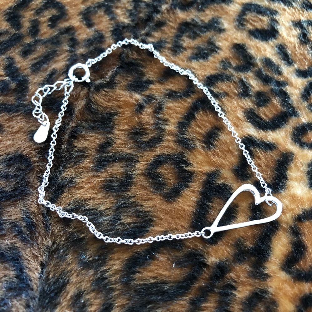 Heart bracelet.